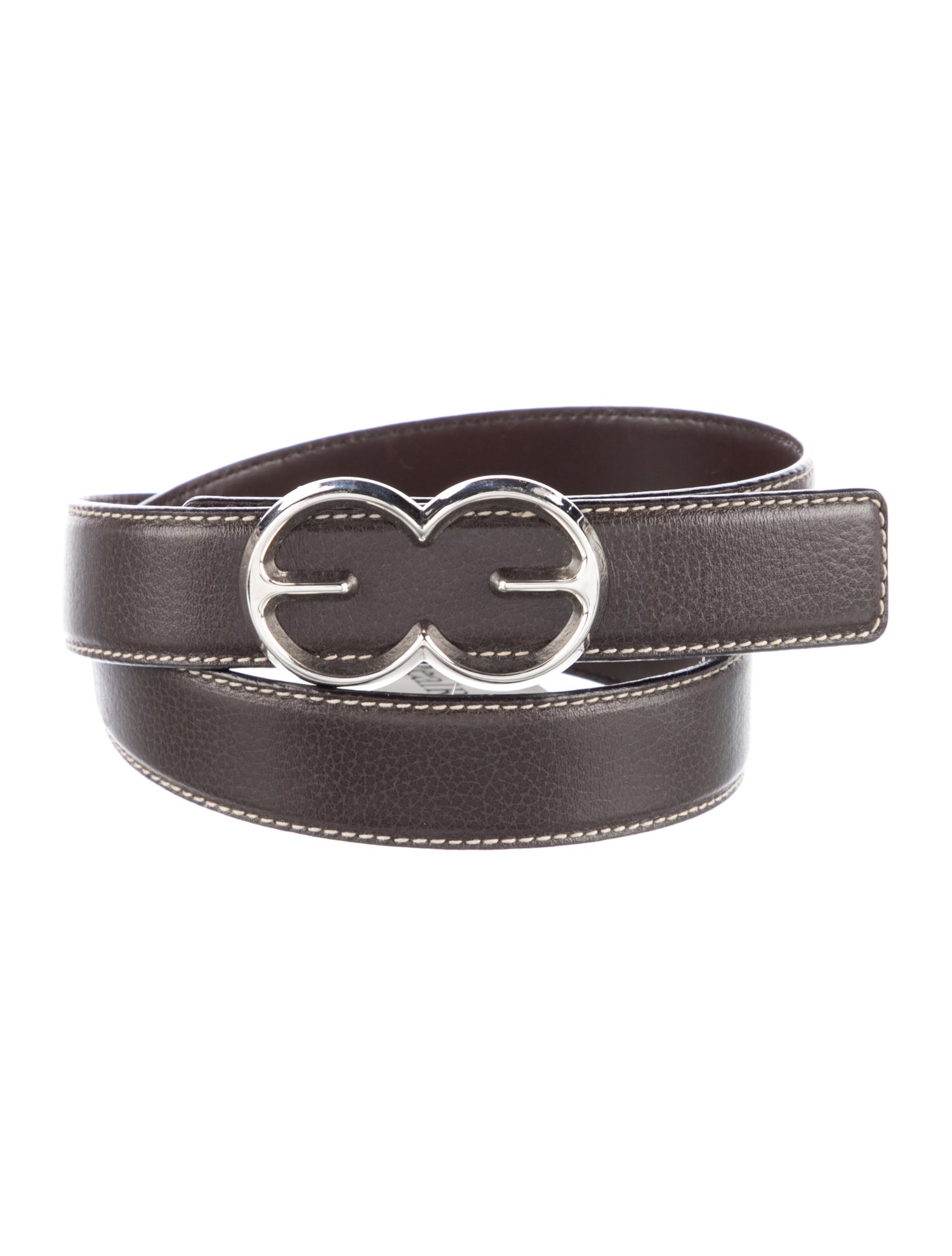 Escada Skinny Leather Waist Belt