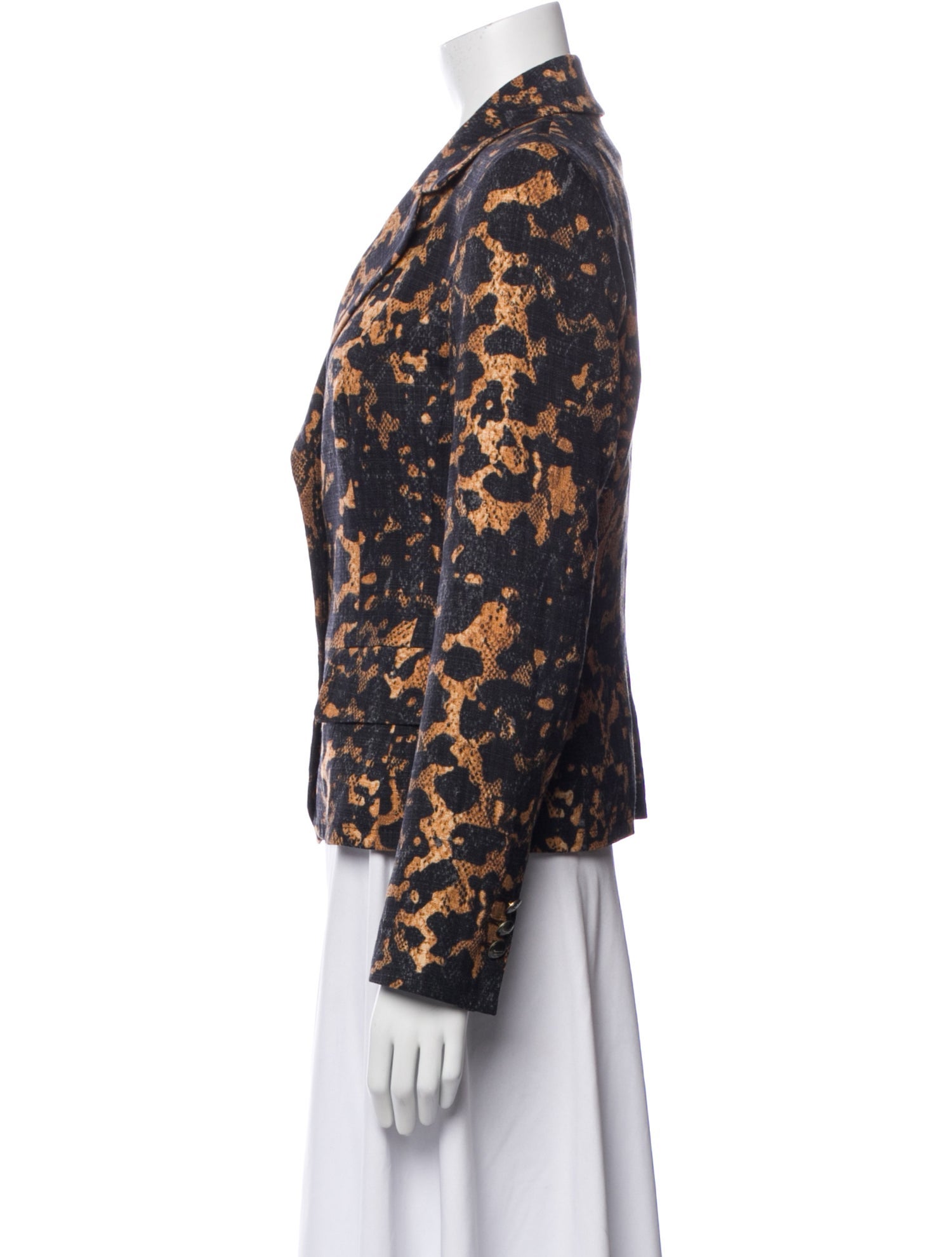 Escada Animal Print Coat