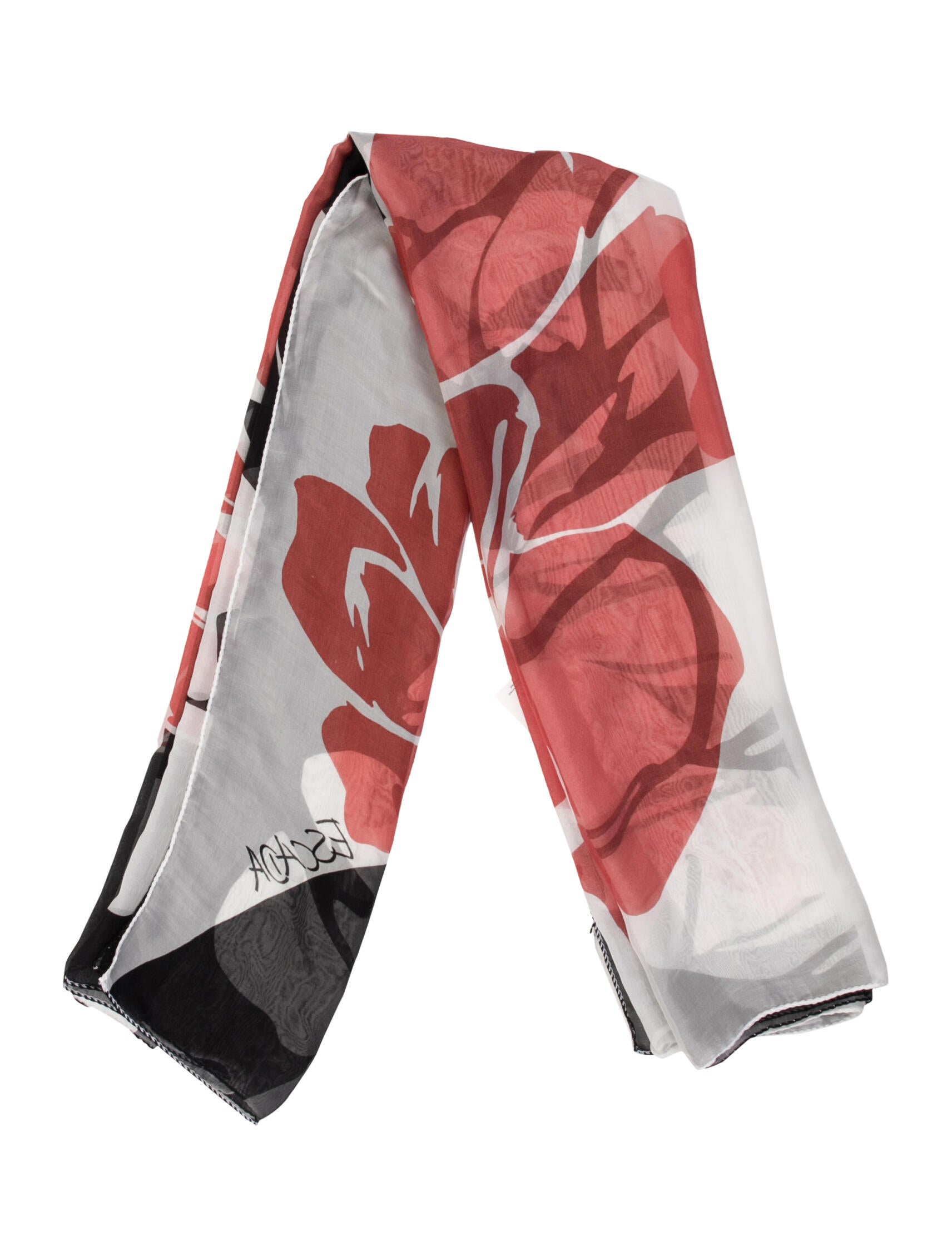 Escada Les Perroquets Silk Scarf