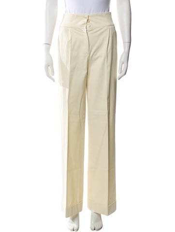 Pre-owned Escada Wide Leg Pants In Neutral