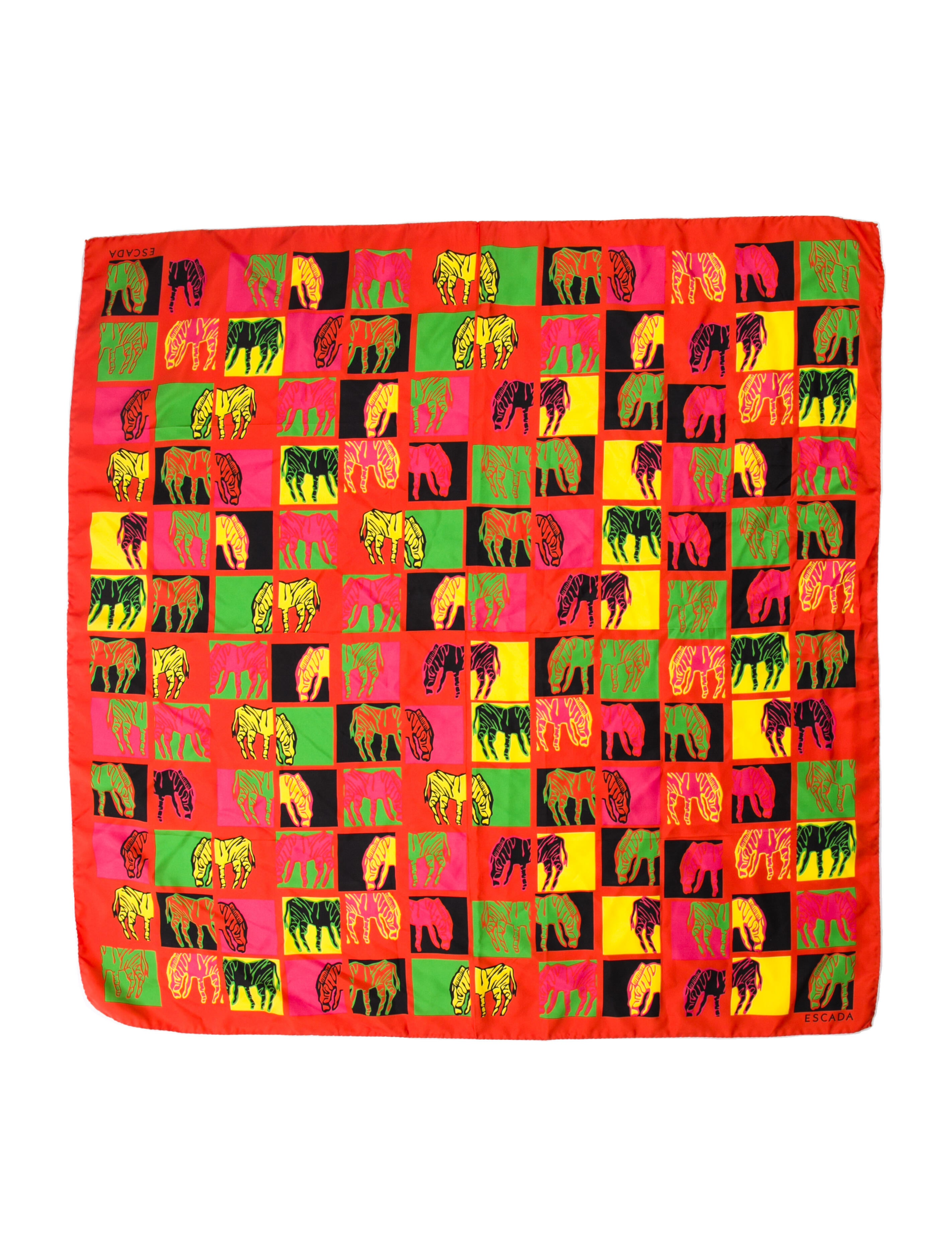 Escada Silk Printed Scarf