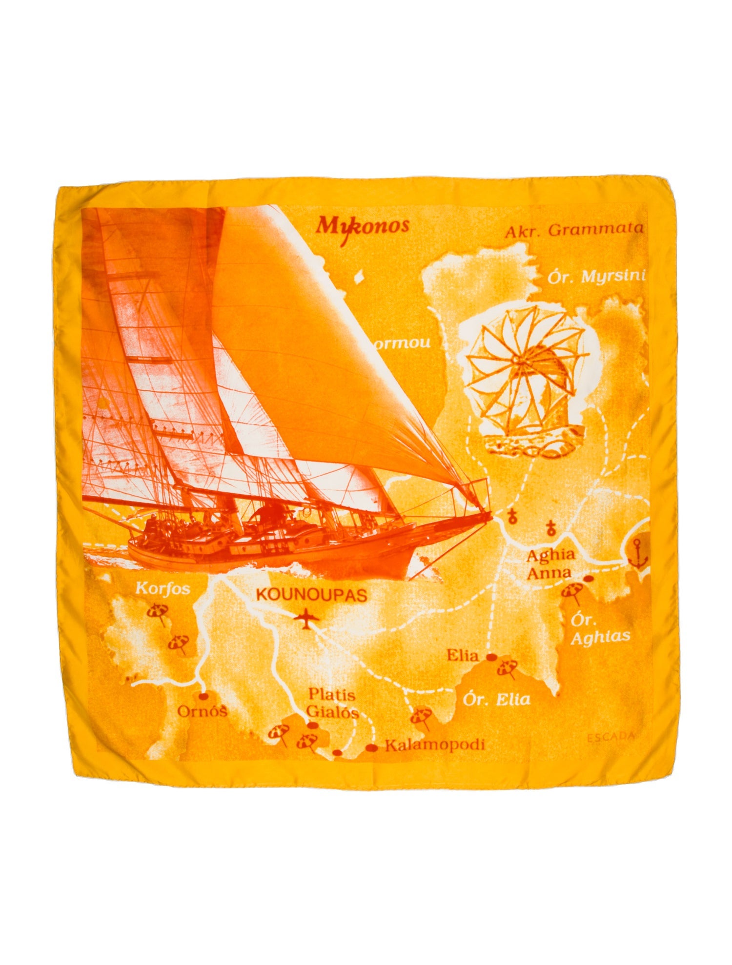 Escada Silk Printed Scarf