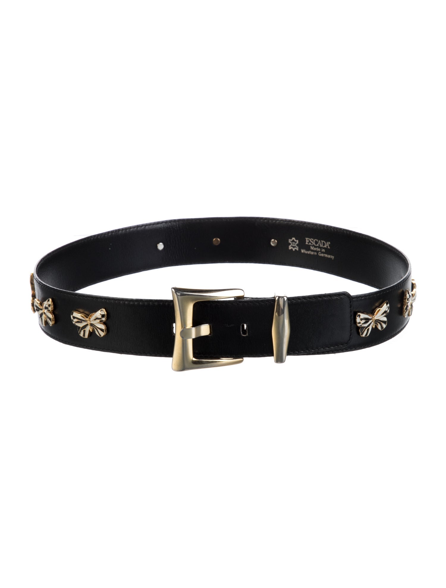 Escada Vintage Leather Waist Belt