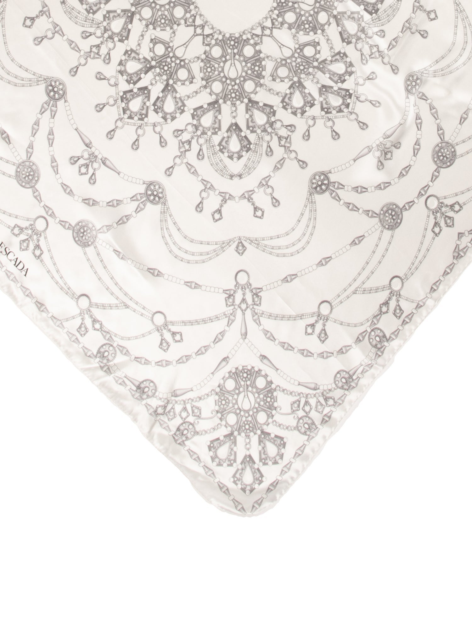 Escada Silk Floral Print Scarf