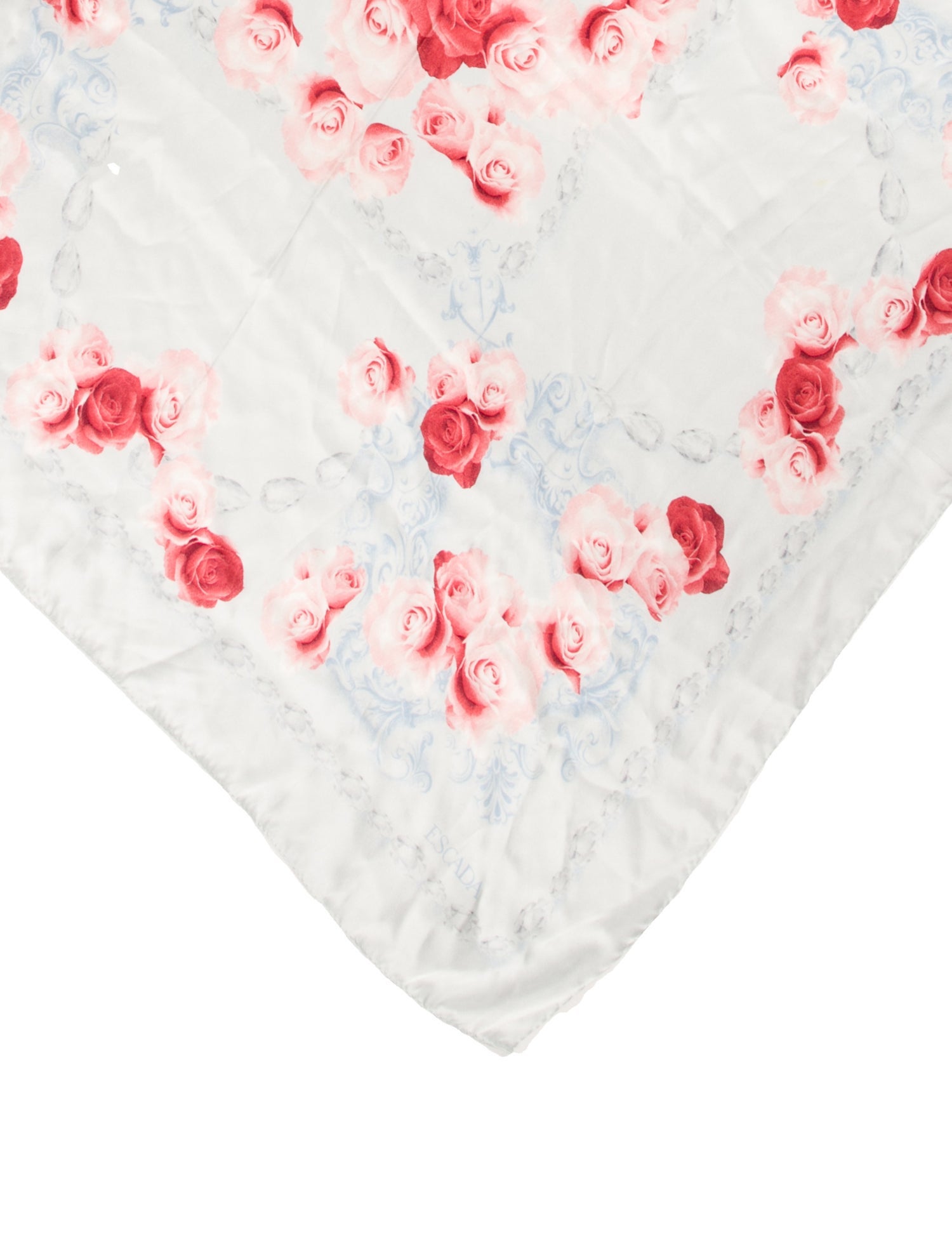 Escada Silk Floral Print Scarf