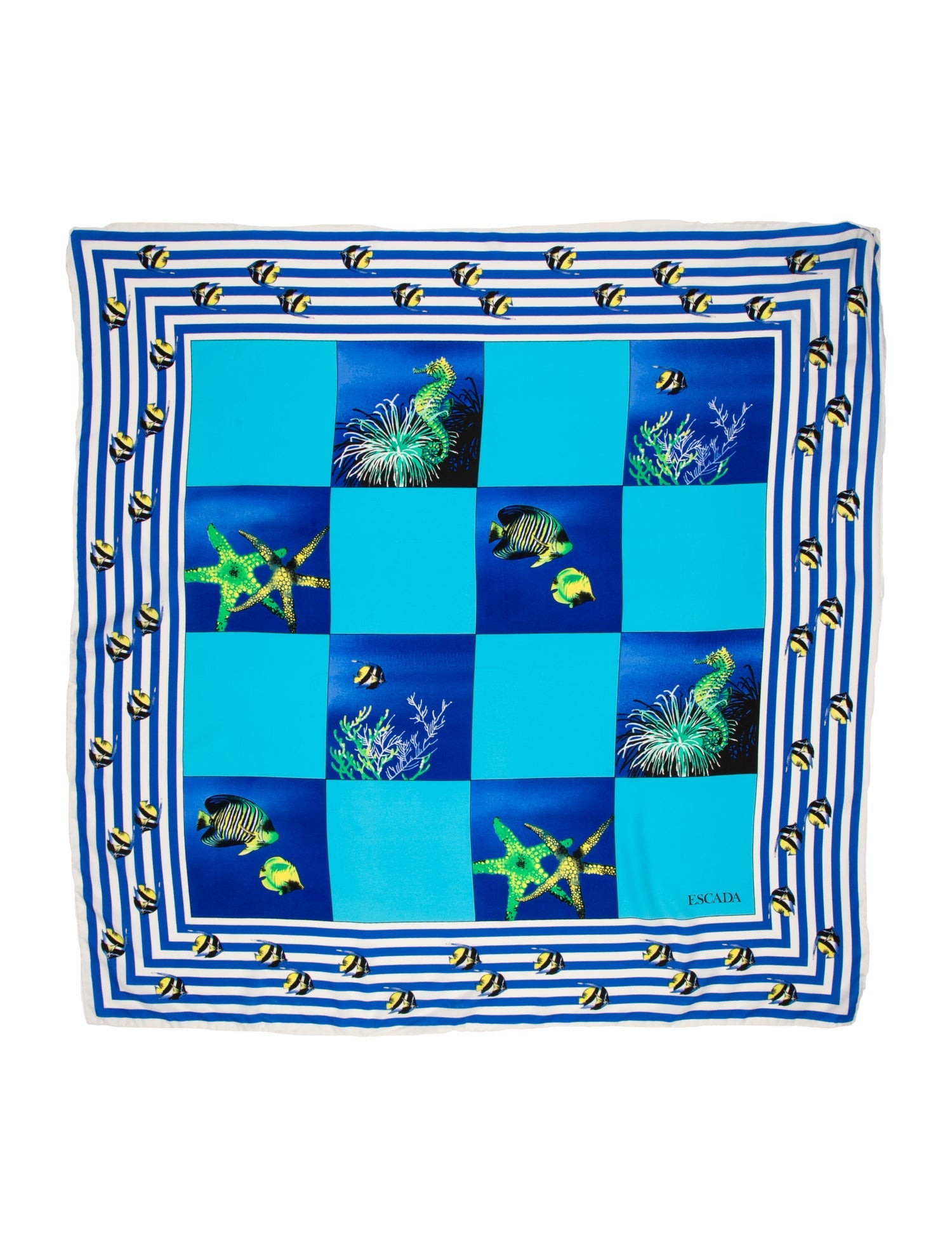 Escada Silk Printed Scarf
