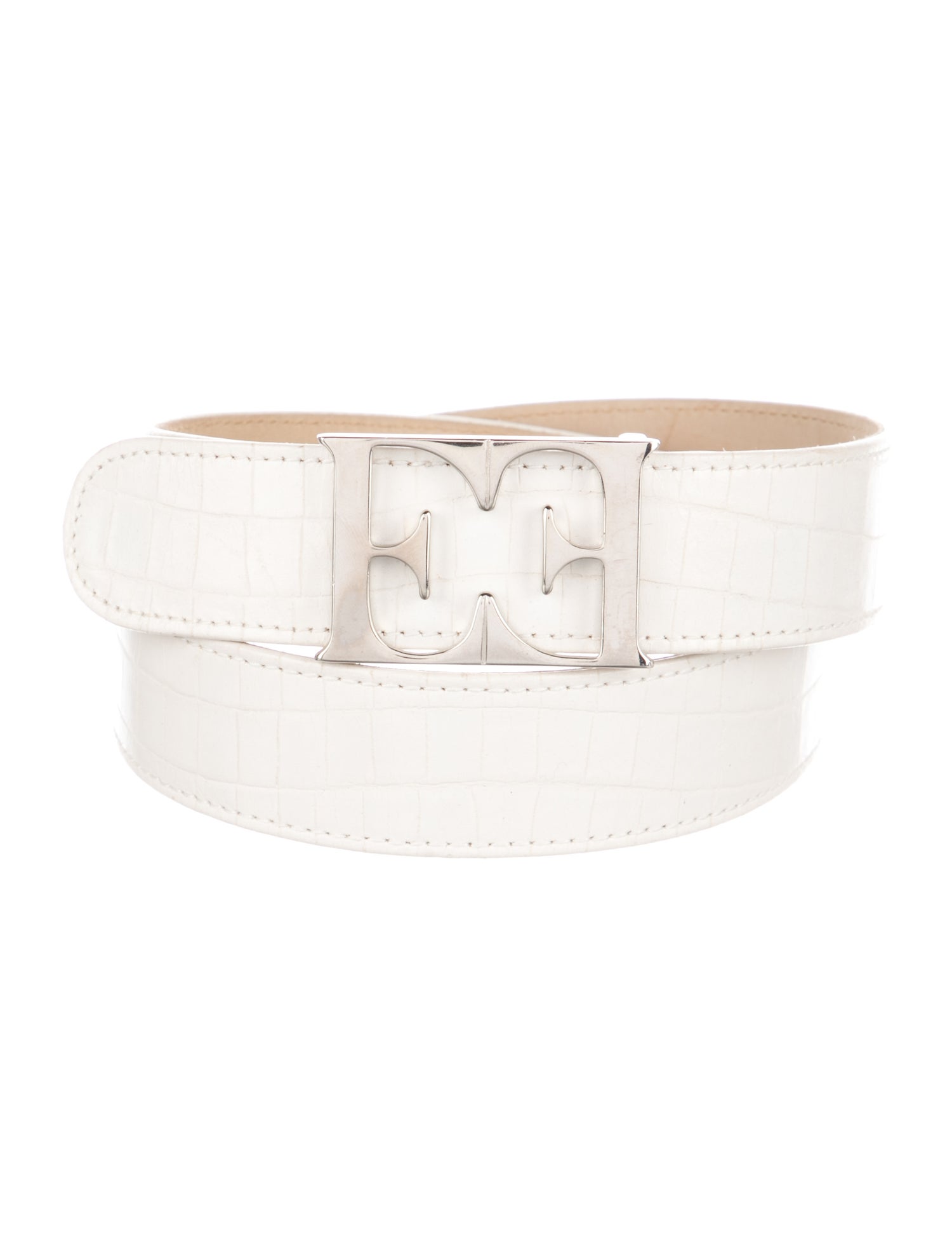Escada Waist belt Embossed Leather Belt