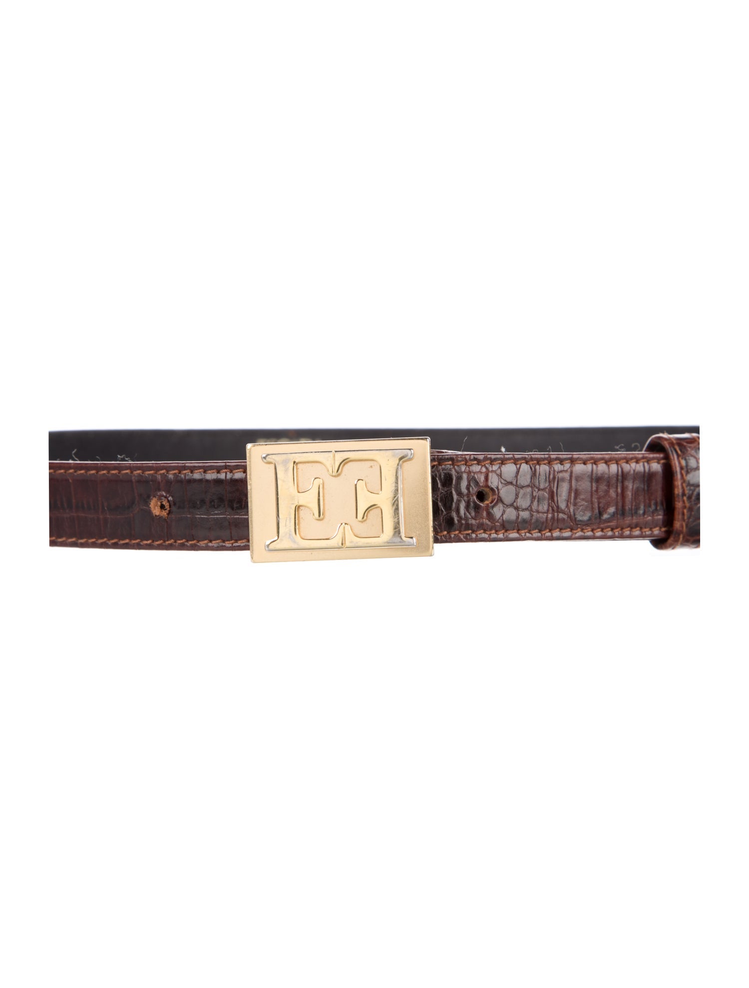 Escada Skinny Leather Waist Belt