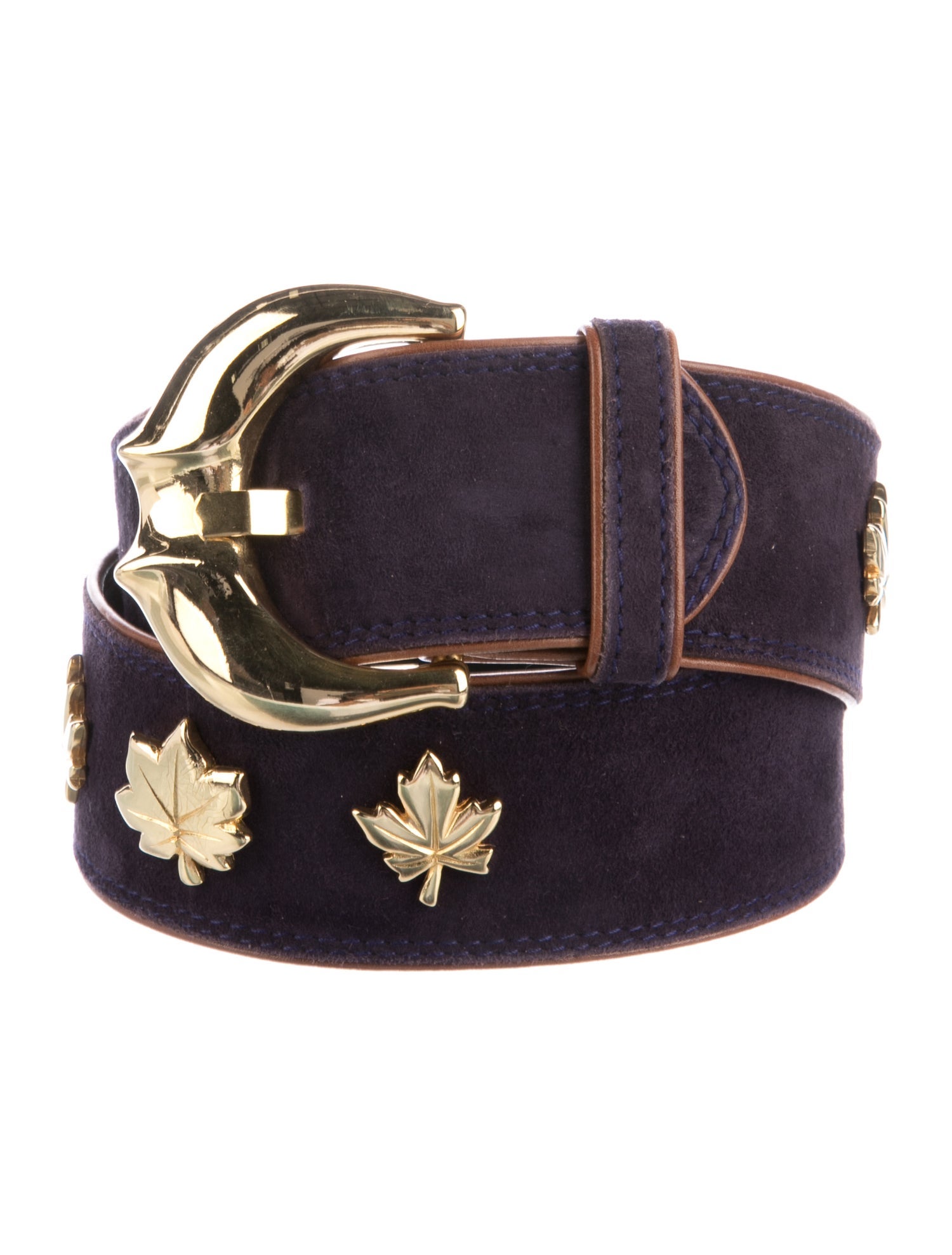 Escada Wide Suede Waist Belt