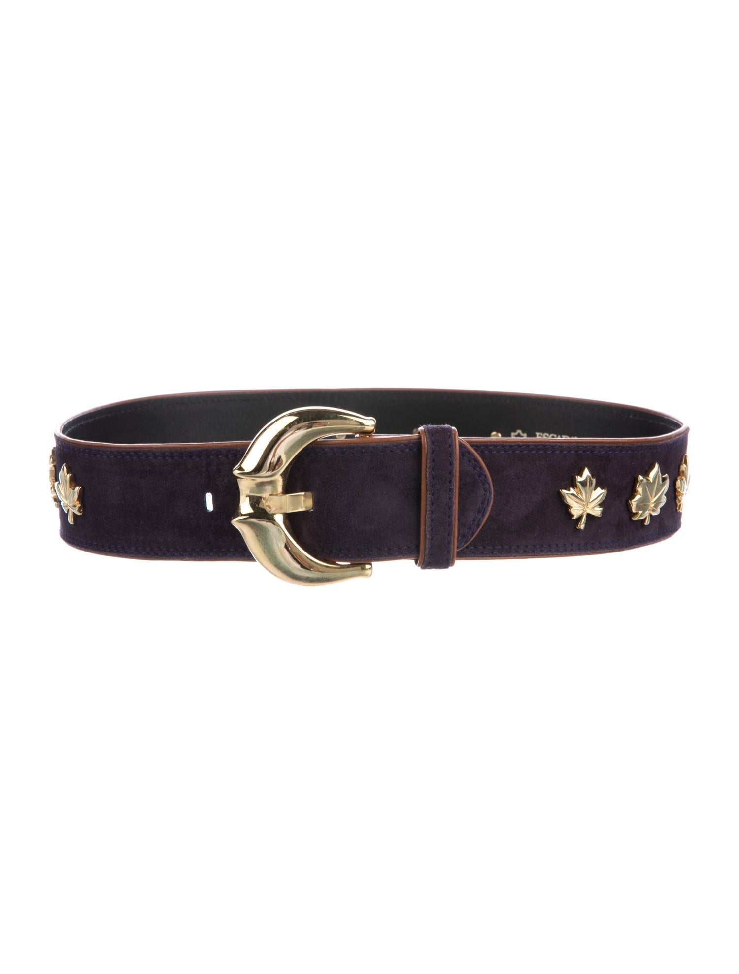 Escada Wide Suede Waist Belt