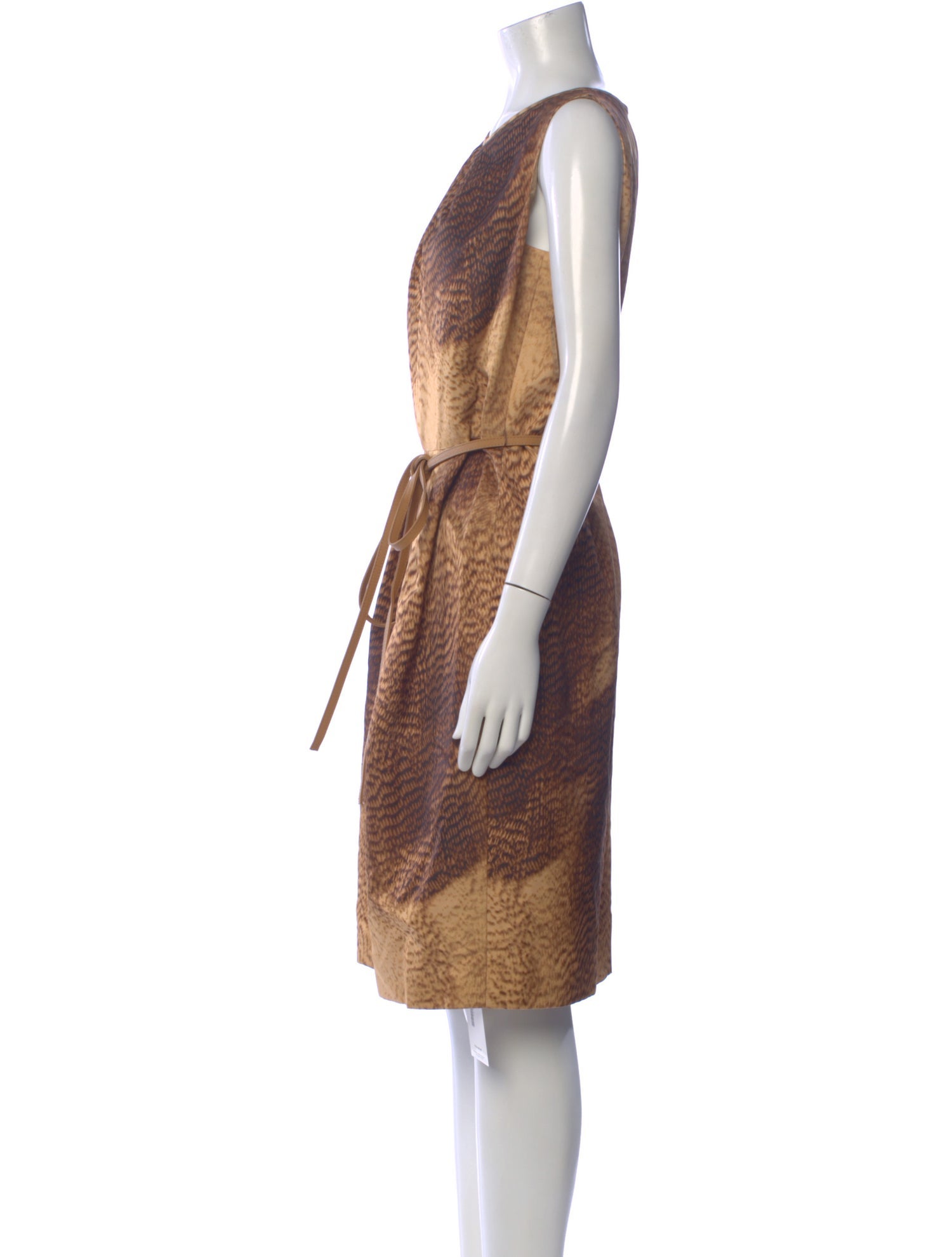 slim fit dress slacks Vintage Escada Tropical Sequined Stripe Dress  Recess