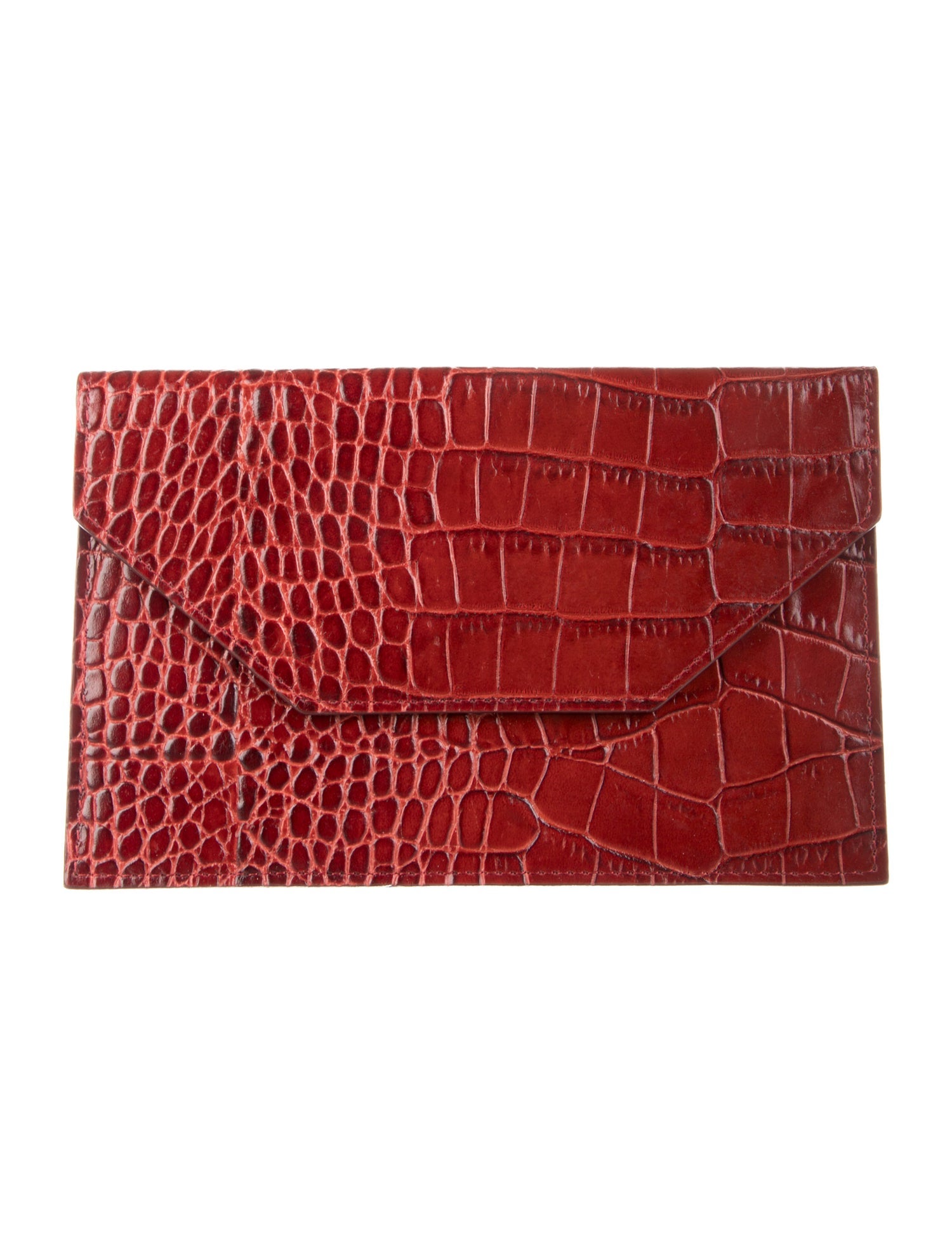 Escada Patent Leather Animal Print Compact Wallet