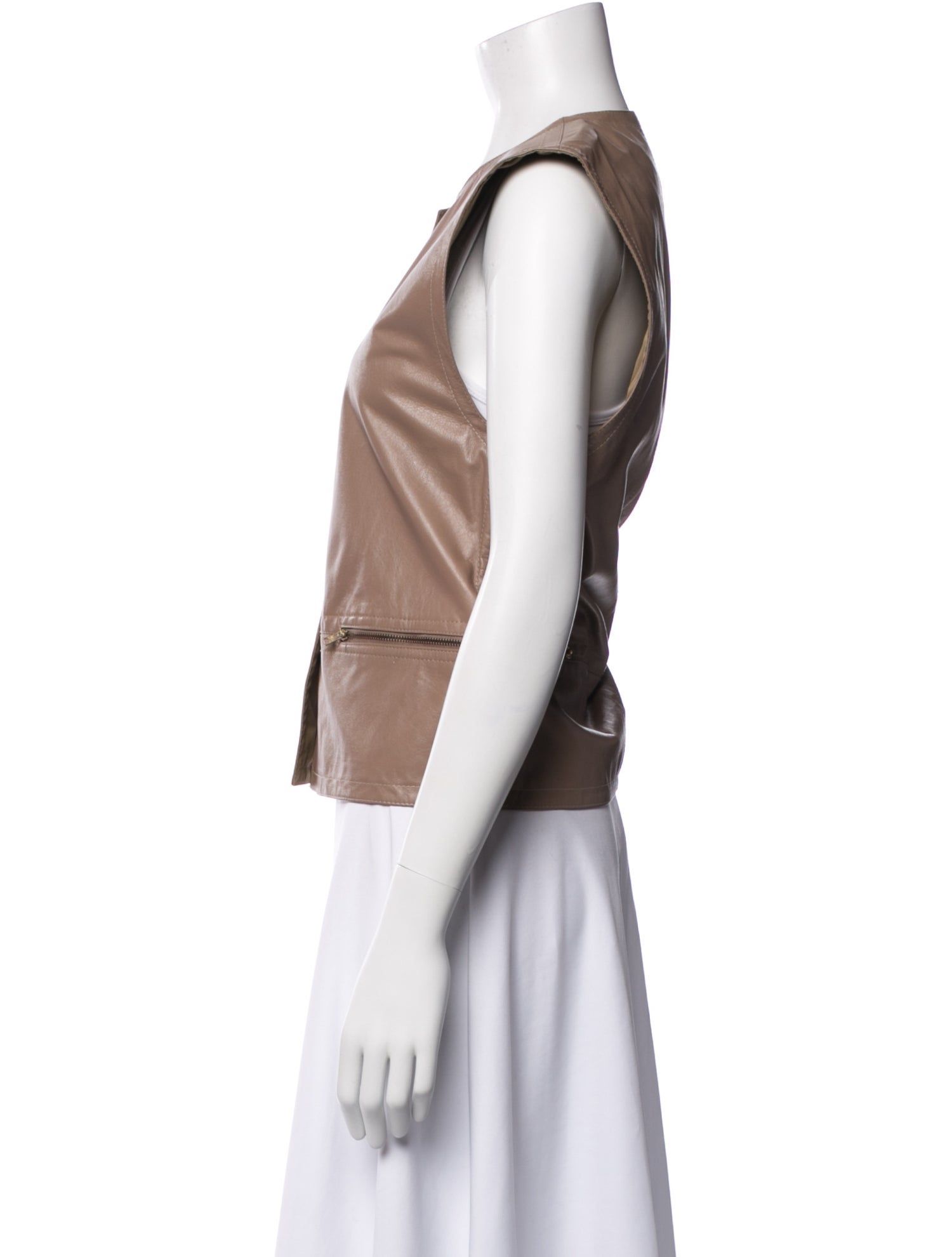 Escada Vintage Leather Vest