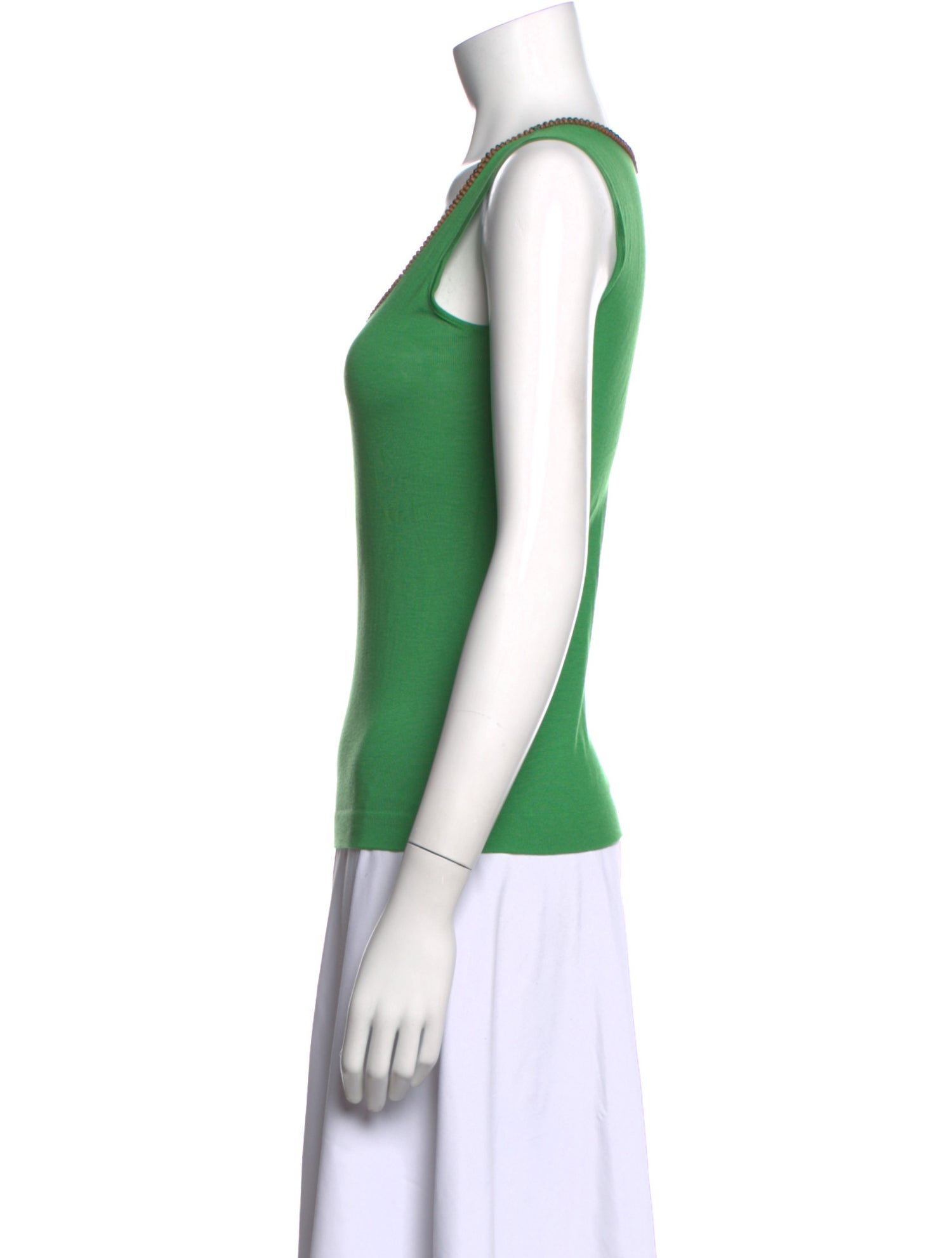 Escada Silk Scoop Neck Top