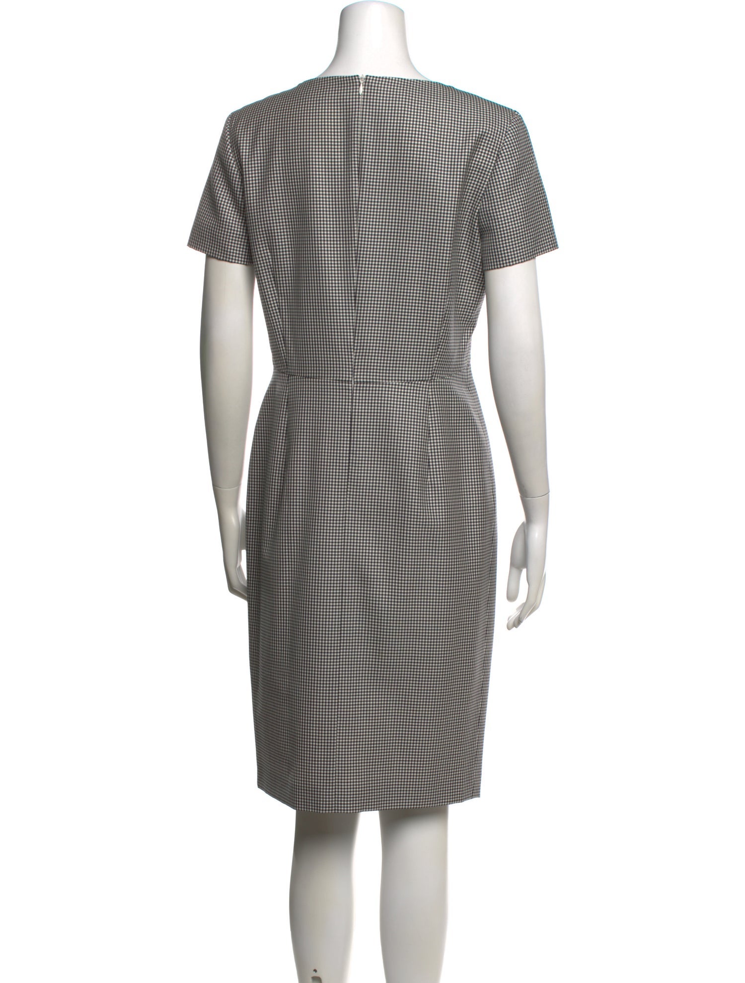 Escada Virgin Wool Knee-Length Dress