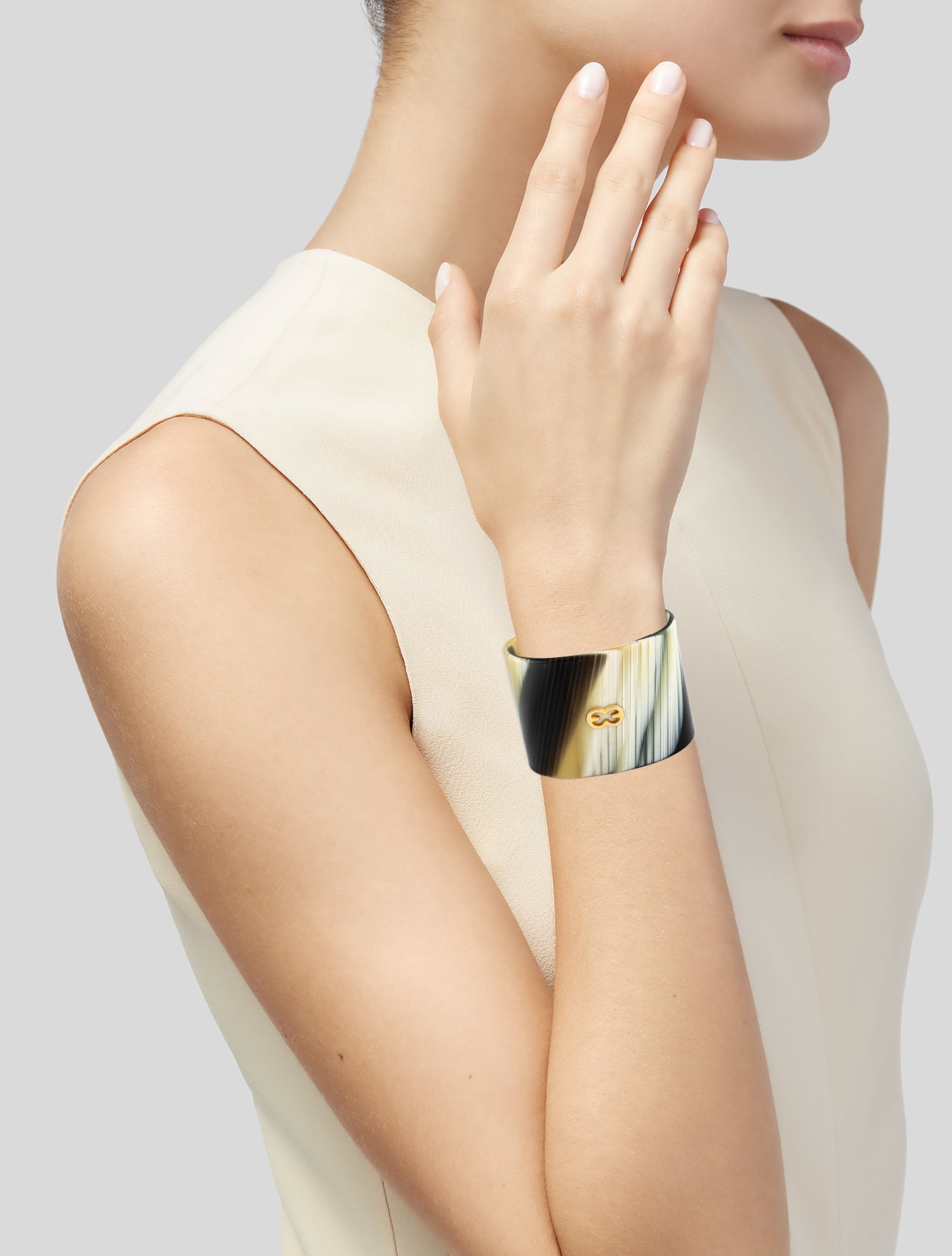 Escada Resin Cuff Bracelet