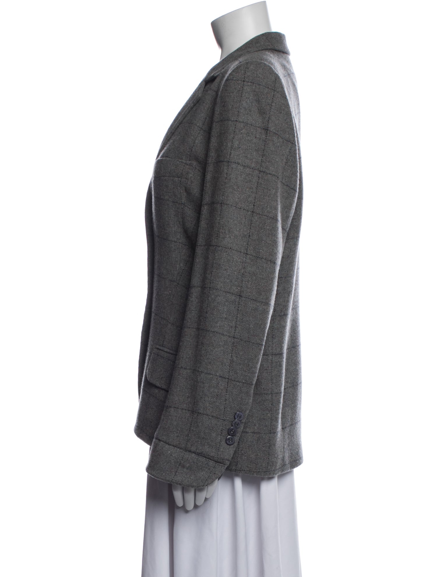 Escada Wool Tweed Pattern Blazer