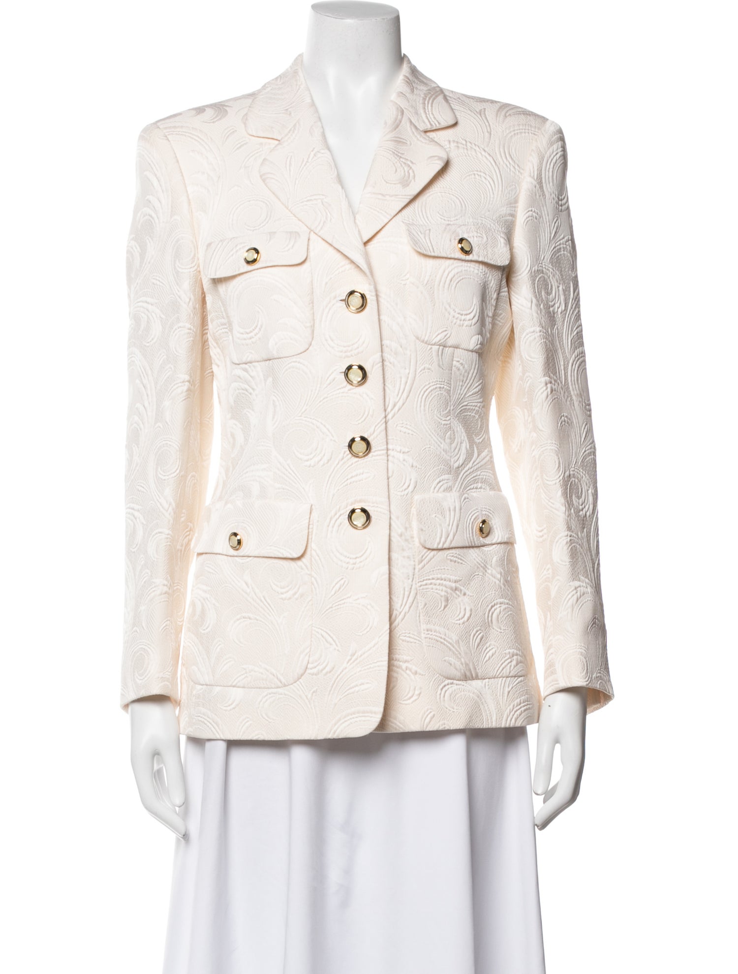 Silk Patterned Coat