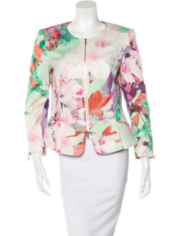 Escada Lightweight Floral Jacket
