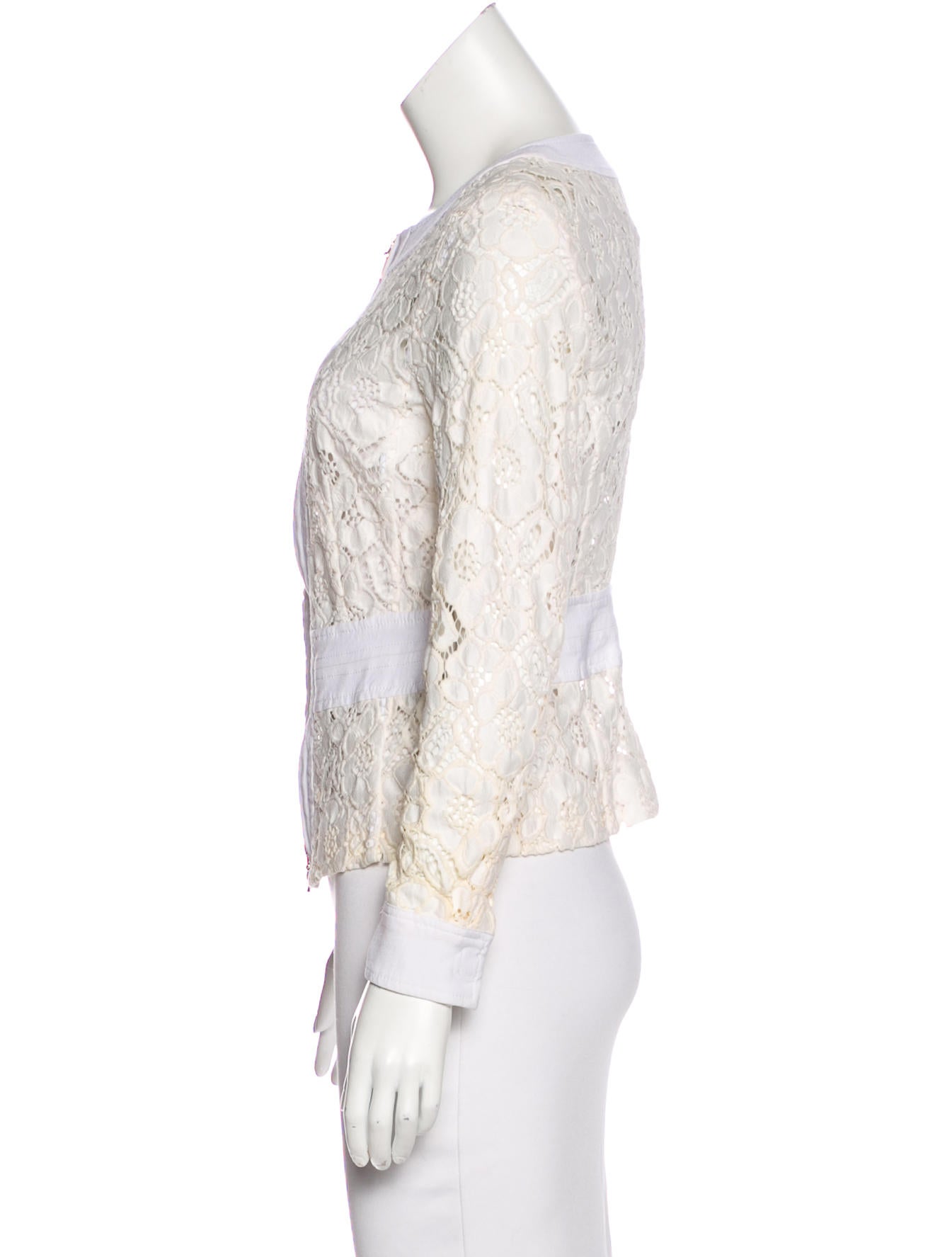 escada ombr 233 lace jacket clothing esc23068 the realreal escada ombr 233 lace jacket clothing esc23068 the realreal