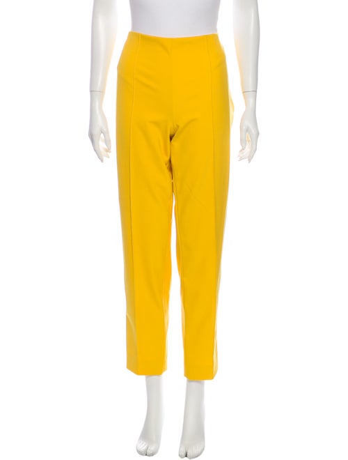 Escada Straight Leg Pants Yellow