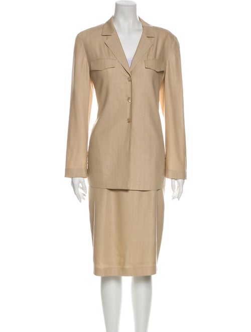 Escada Wool Skirt Suit Wool