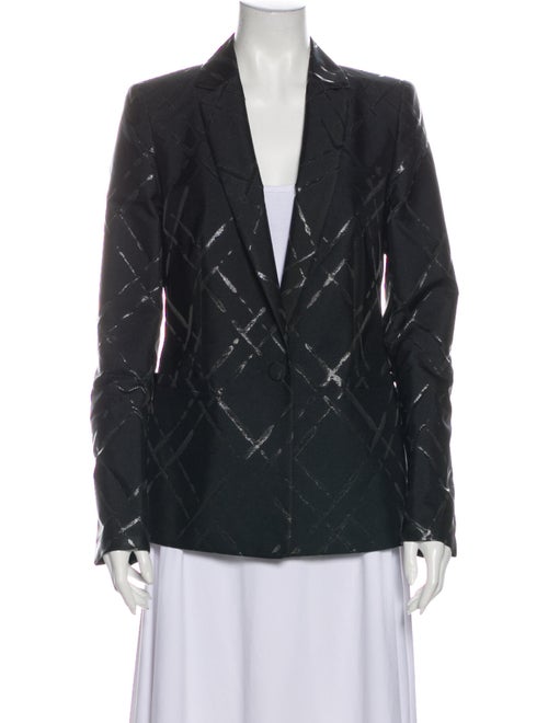 Escada Printed Blazer Black