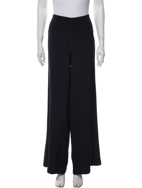 Escada Silk Wide Leg Pants Blue