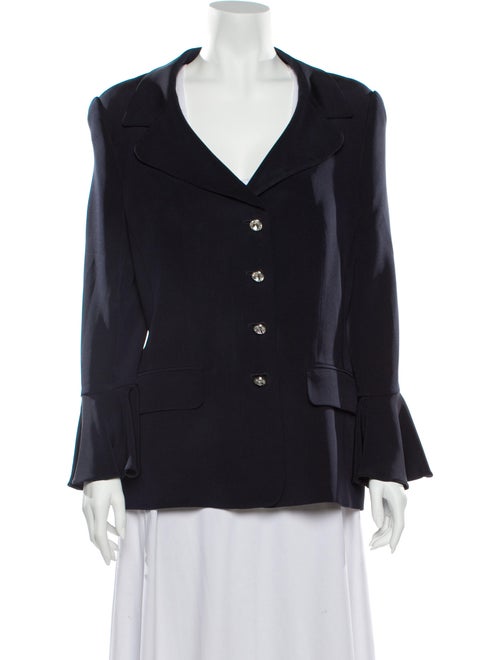 Escada Silk Blazer Blue
