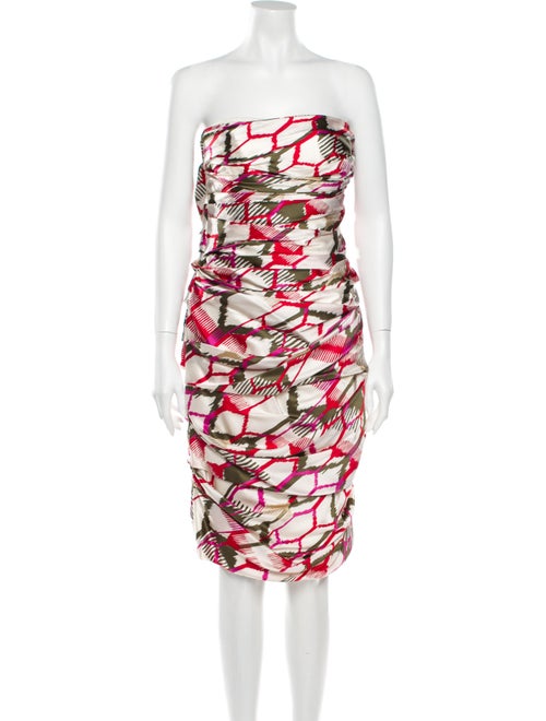 Escada Silk Mini Dress White
