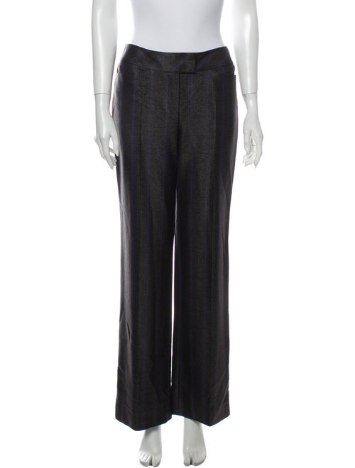 Escada Striped Wide Leg Pants