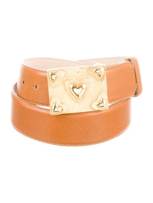 Escada Leather Hip Belt gold
