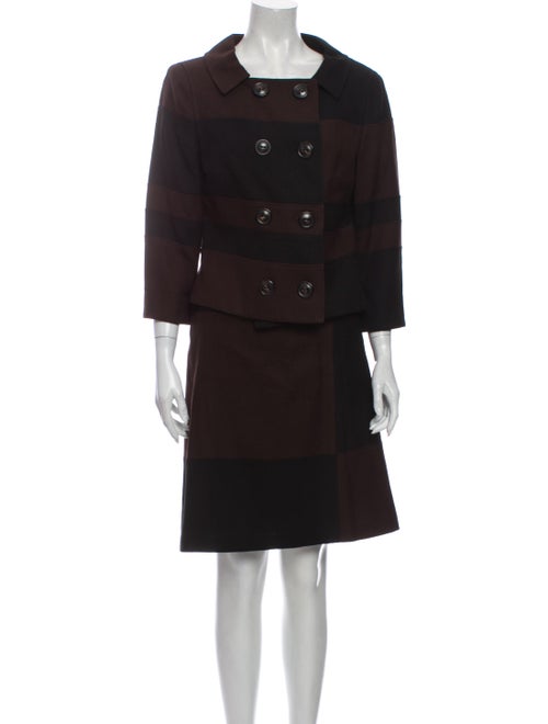 Escada Skirt Suit Brown