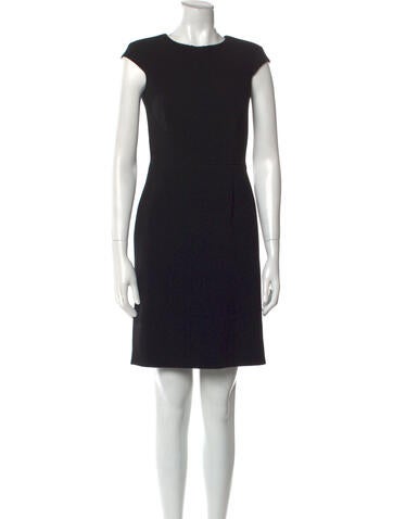 Escada Dresses Crew Neck Mini Dress Us2, De32 | XS
