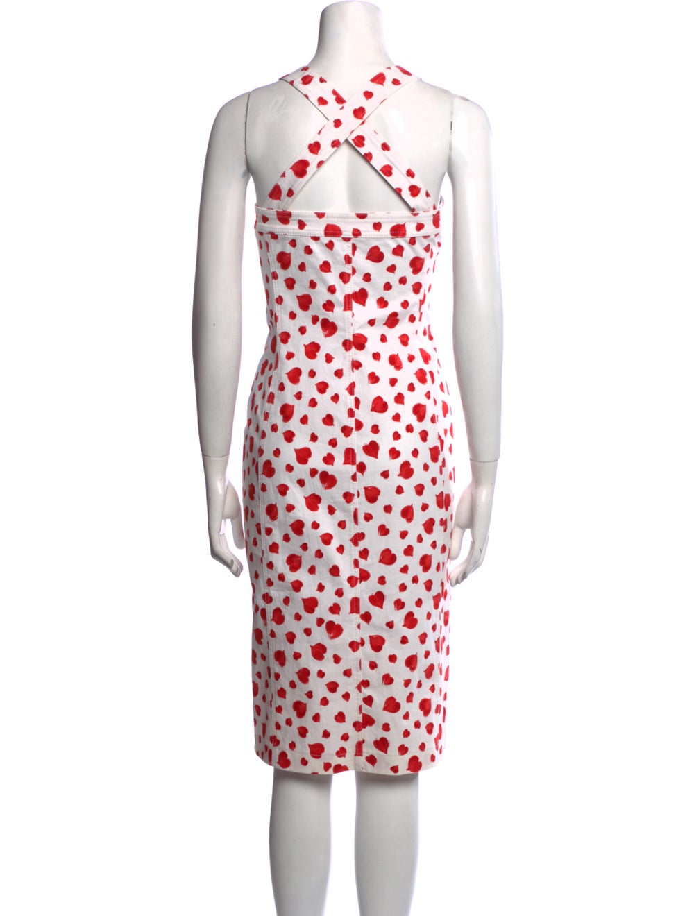 Escada Printed Midi Length Dress - image 3