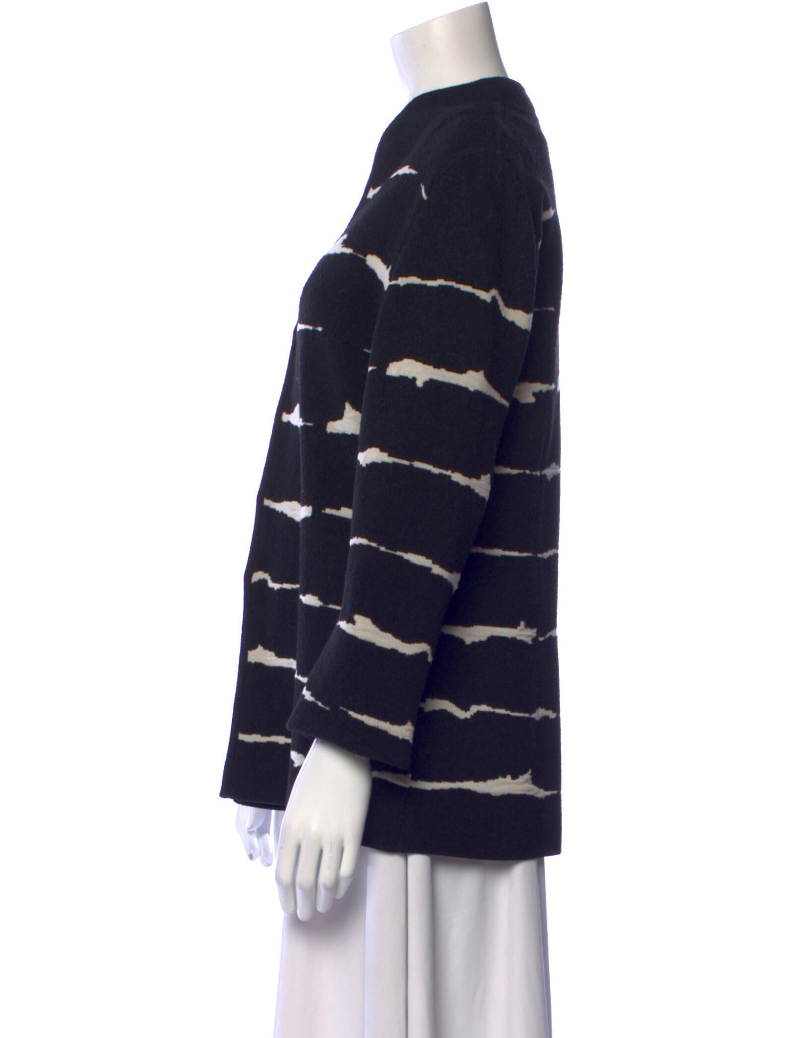 Escada Virgin Wool Striped Sweater