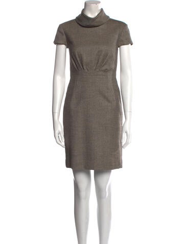 Escada Dresses Turtleneck Mini Dress Us6, De36 | M