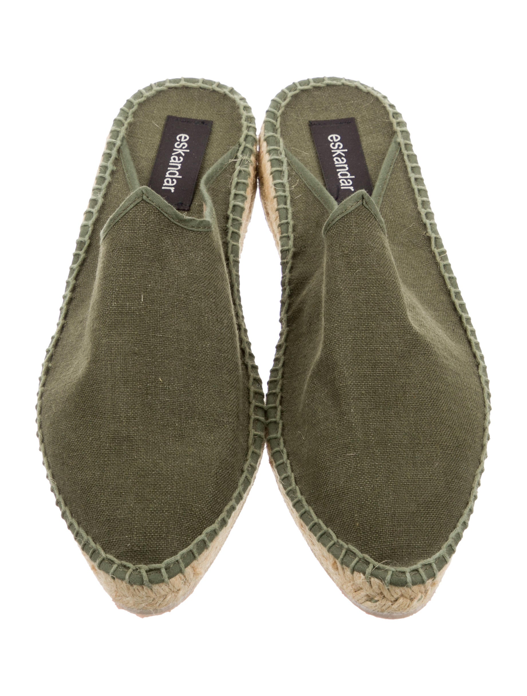 canvas mules shoes