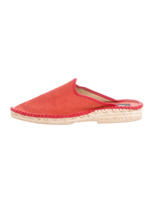 Eskandar Round-Toe Espadrilles Red