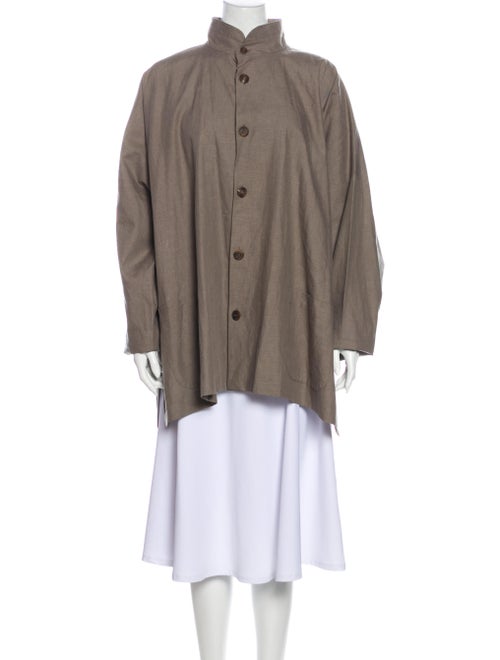 Eskandar Linen Cape