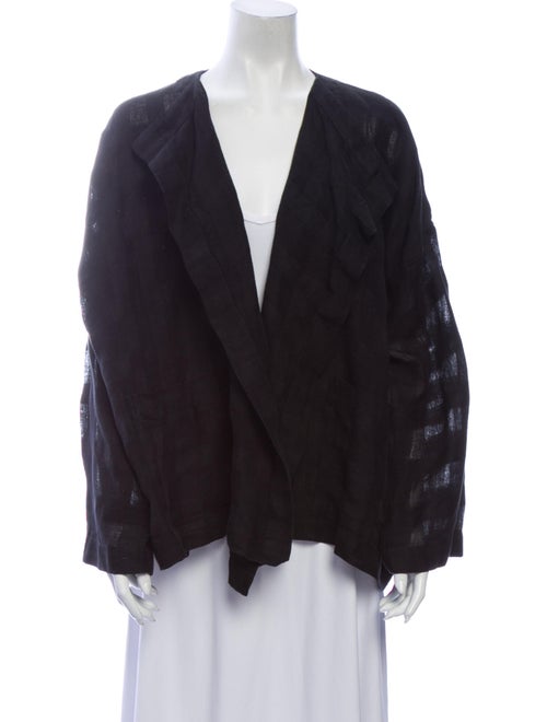 Eskandar Linen Jacket Black