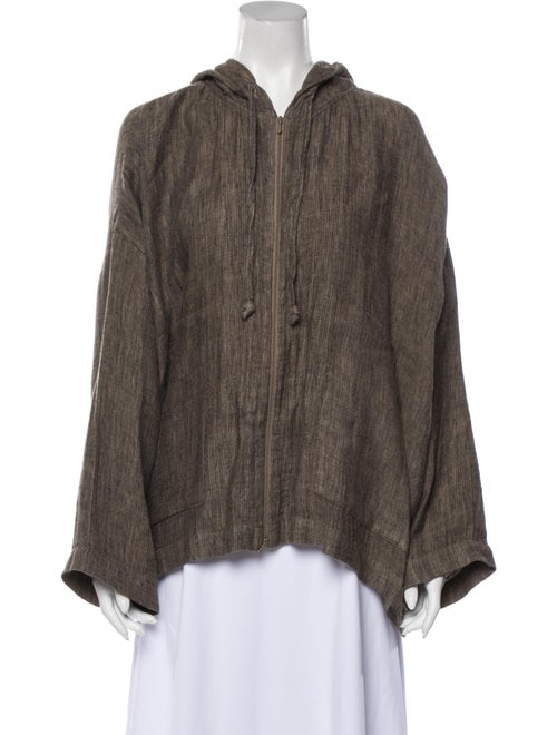 Eskandar Linen Jacket Brown