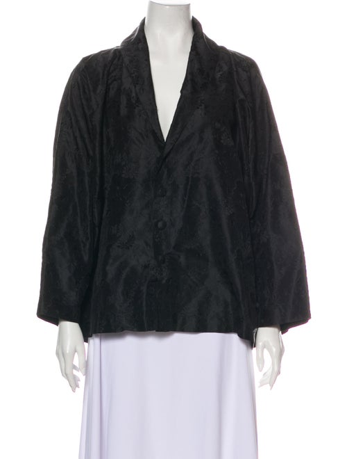 Eskandar Silk Jacket Black