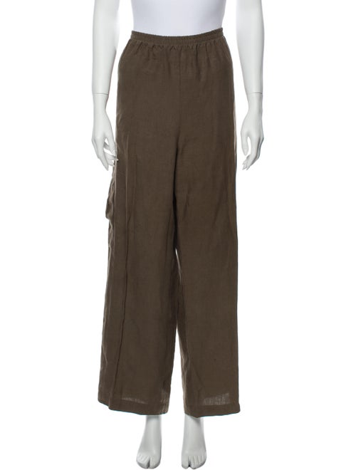 Eskandar Linen Wide Leg Pants