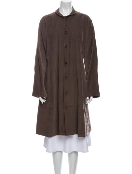 Eskandar Trench Coat Brown