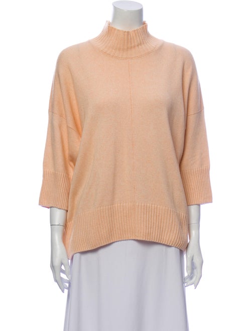 Eskandar Mock Neck Sweater Pink