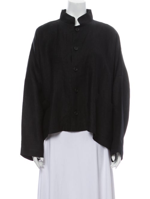 Eskandar Linen Jacket Black