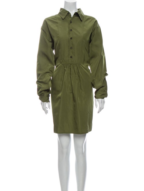 Eskandar Knee-Length Dress Green