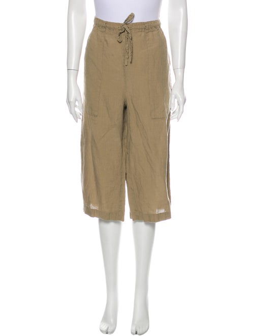 Eskandar Linen Knee-Length Shorts