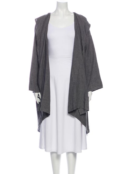 Eskandar Linen Robe w/ Tags Grey